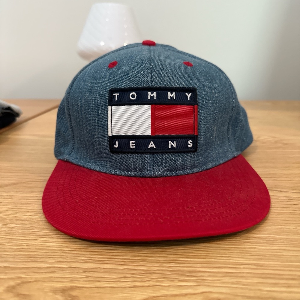 Tommy Hilfiger Denim and Red Cap